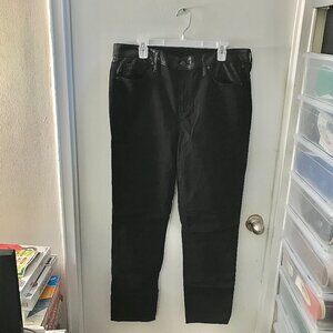 Women's GAP Vintage Black Slim Mid-Rise Pants - Size 16T/33